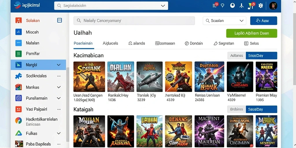 Menampilkan berbagai mesin slot dengan tema menarik.