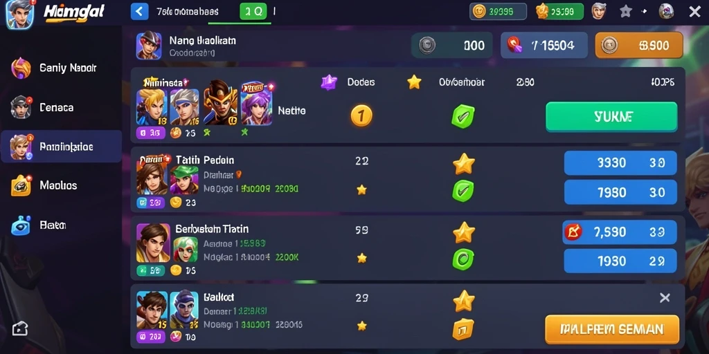 Tampilan permainan slot yang penuh warna.