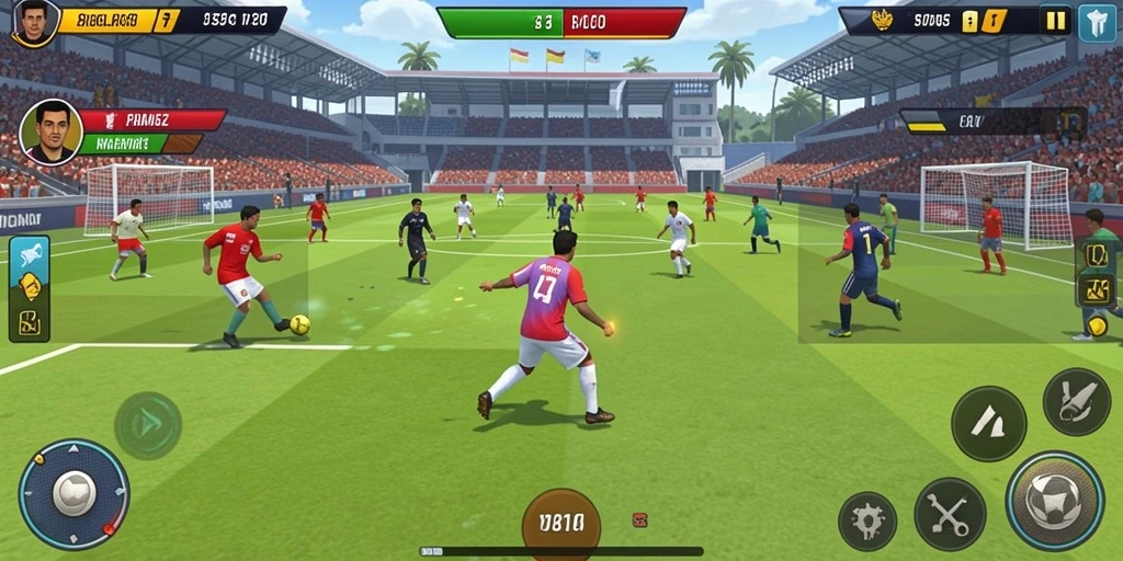 Screenshot menampilkan tampilan awal permainan yang menarik.