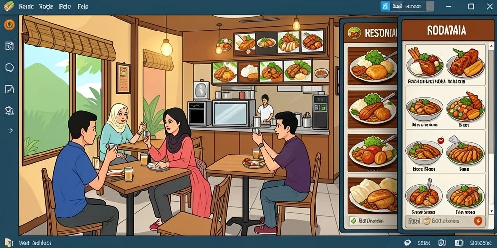 Tampilan antarmuka yang menarik dan mudah dinavigasi.