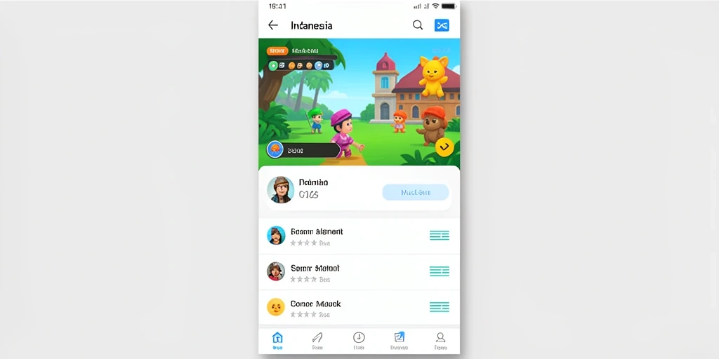 Screenshot menunjukkan tampilan antarmuka yang menarik.