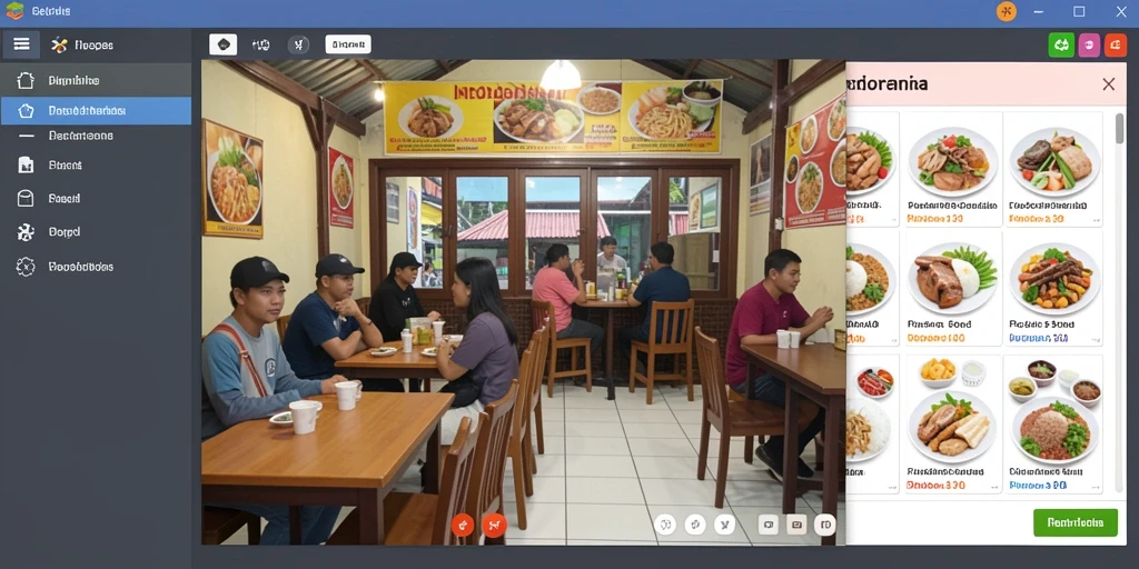 Tampilan antarmuka yang ramah pengguna.