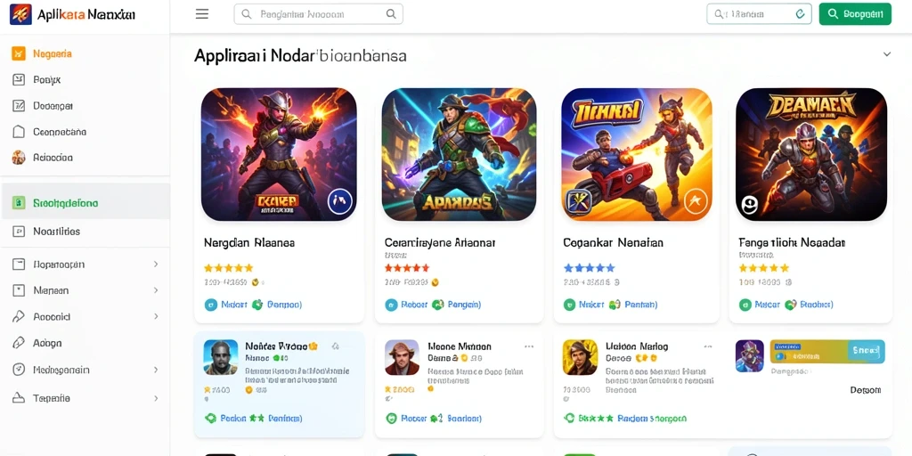 Tampilan antarmuka yang menarik dan user-friendly.