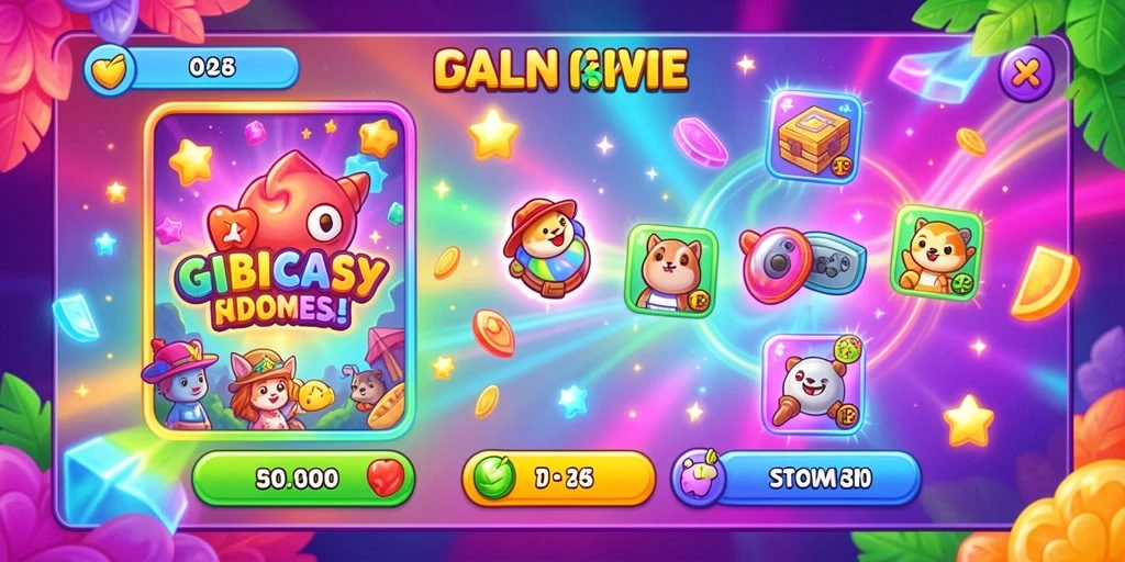 Tampilan menarik dengan tema slot yang unik.